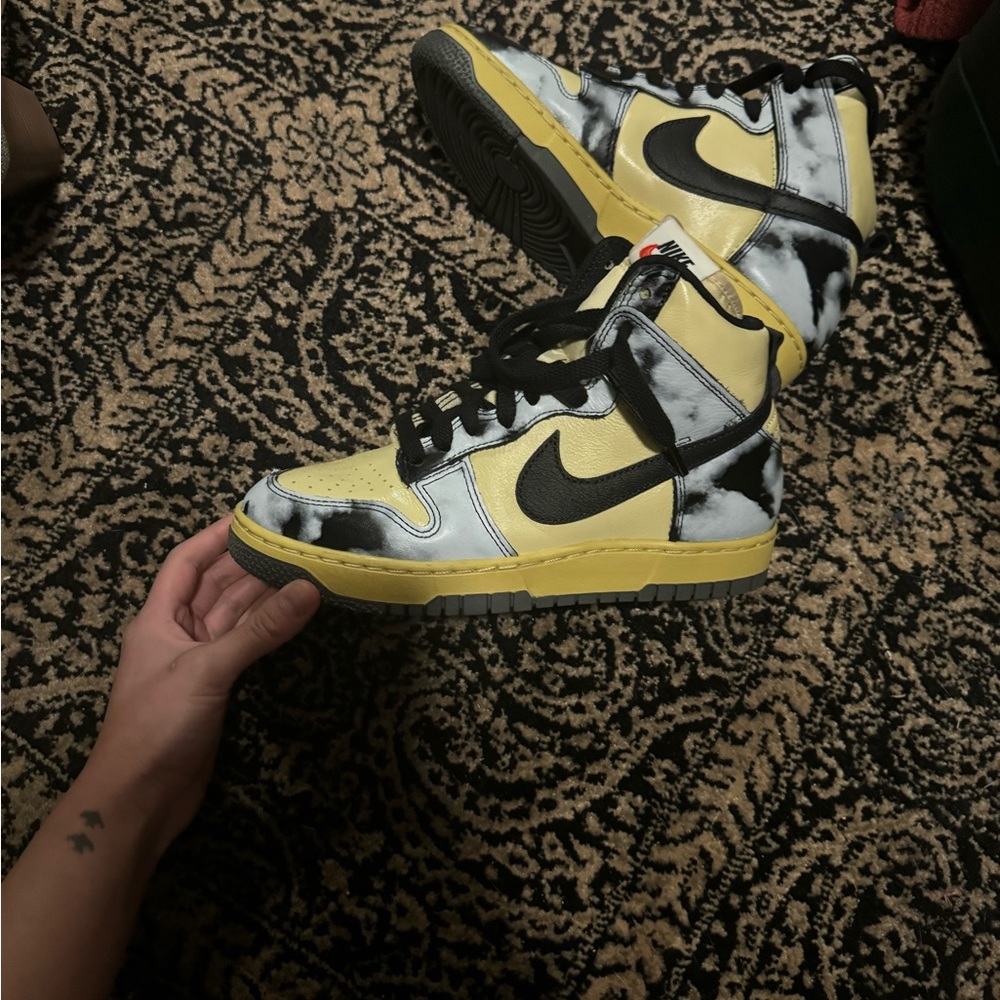 NIKE DUNK HIGH 1985 BLACK ACID WASH